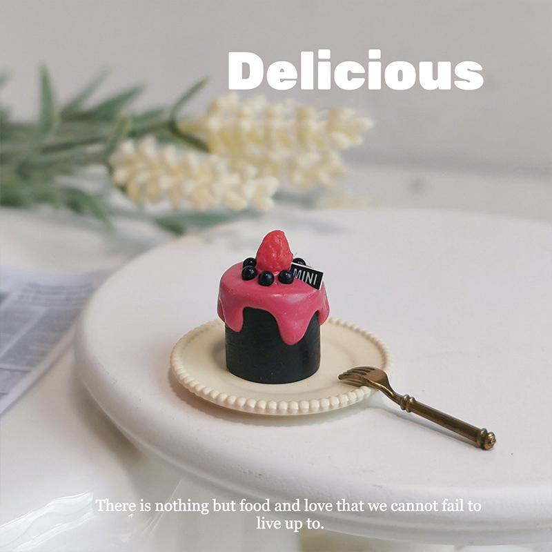 1/12 Dollhouse Simulation Dessert Cake Model Kitchen Food Decoration Dolls House Accessories Pretend Play Toys