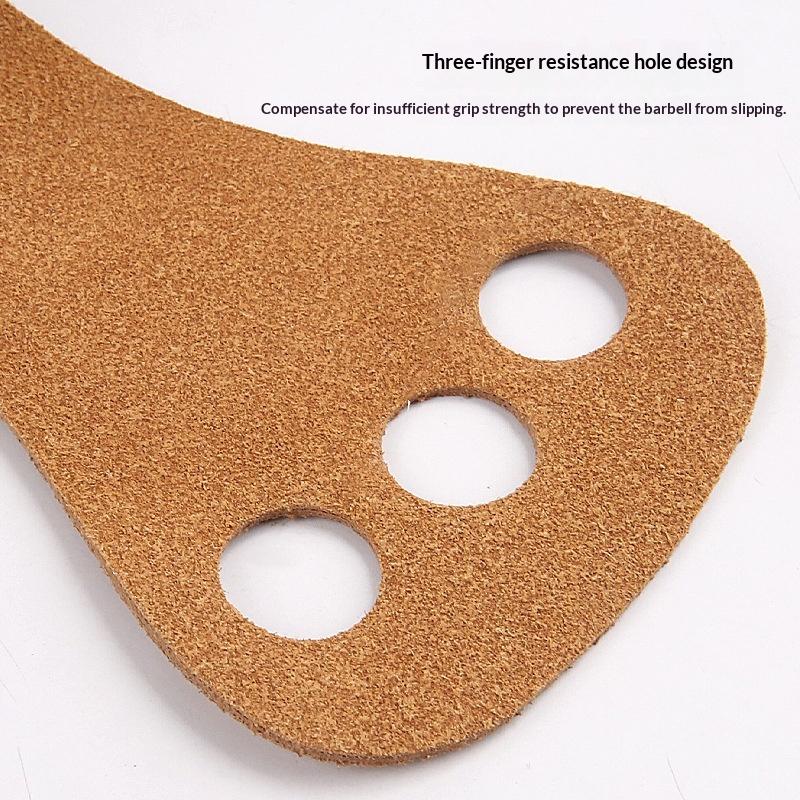 1Pair Gymnastics Grips Gym Pull-Up Grip Strap Lifting Strap Palm Protection Wristbands Cowhide Gloves Sports Gloves