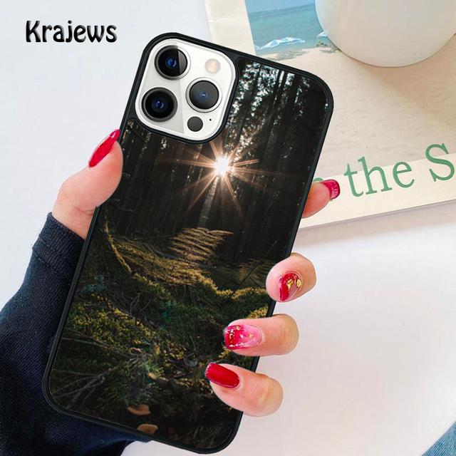 Anime Natural Landscape Soft Phone Case For iPhone 17 Air 16 15 14 Max Plus 11 12 13 Pro Max Phone Cover Fundas