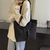 Canvas Bag Women's Large Capacity 2025 New Casual Shoulder Bag Fashion Sense College Students Commuting Shoulder Bag