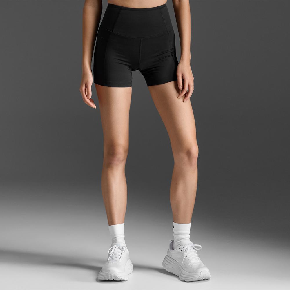 Tutaimjeuyu (Women'S) Foam Soft Touch High-Rise Compression Shorts Black_Wa7300Bblk-Blk
