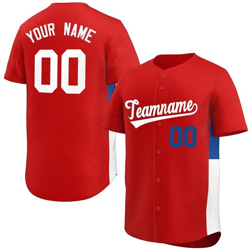 Adult baseball uniform jersey 2024 factory direct sales handsome fashion trend gradual change wind summer popular style