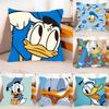 Cute D-Donald-D-Ducks Pillow Case Cushion Cover Soft Cute Throw Pillow Case For Car Sofa Pillowcase Polyester With Zipper