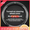 Hub Caps Car Suede Steering Wheel Cover 38cm Non-slip For Renault Sandero Duster Clio RS Captur Austral Kadjar Megane Logan Arka