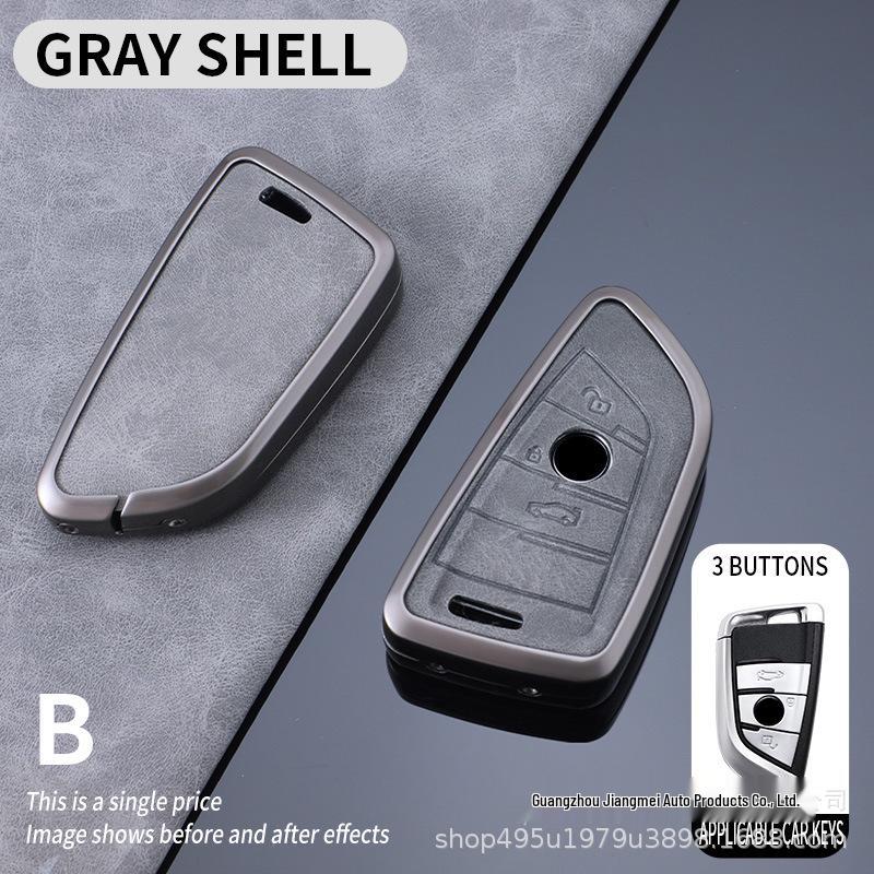 BMW Key Case for New 5, 3, 7 Series and X1-X7 Models - Includes Blade and Buckle, Fits 530, 325i, I3