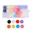 24Pcs Glass Vial Caps 3ml Silicone Protective Covers Lids Reusable Leakage Dusts Proof 8 Colors for Organization