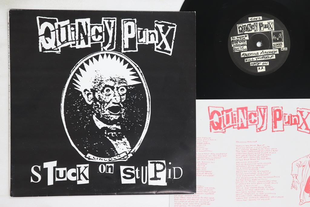 10inch Record QUINCY PUNX  Stuck On Stupid 27 RECESS 1996 US Rock Used