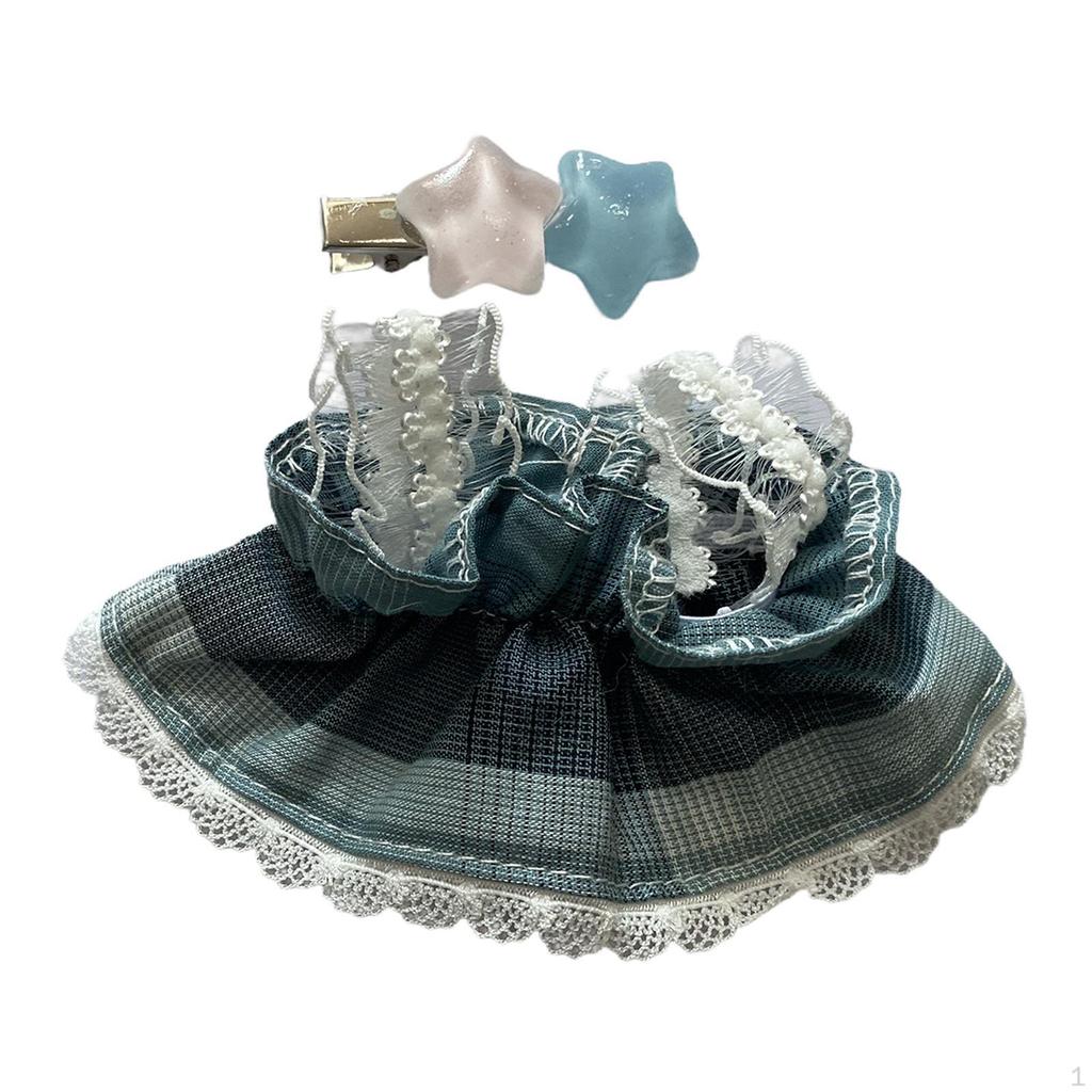 17 Cm Doll Dress with Mini Hairpin, Costume, DIY Toy, Handmade Clothes, Fashion Clothes To