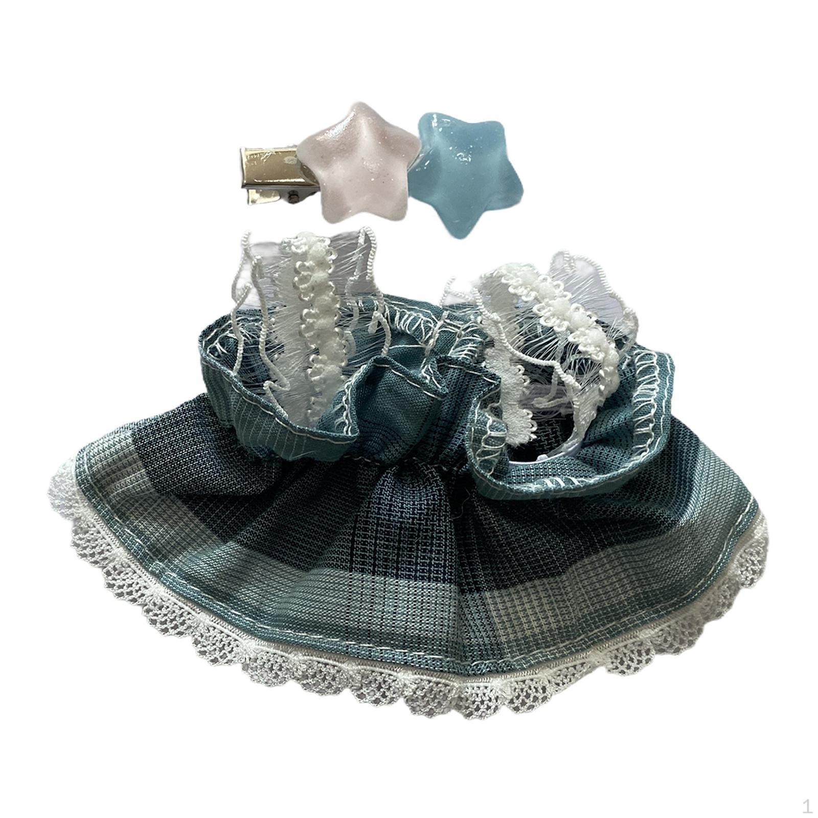 

Платье для куклы 17 см с мини-заколкой для волос, костюм, игрушка для DIY, одежда ручной работы, модная одежда для Blue Star Hairpin