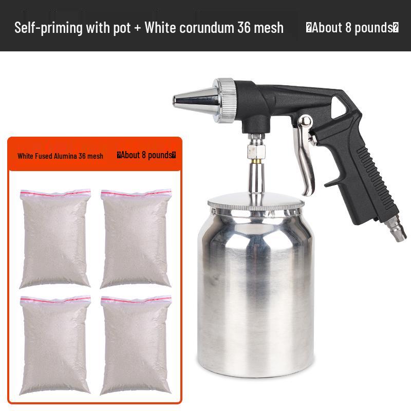Tianfeng Handheld Pneumatic Sandblasting Gun - Rust Remover & Metal Refurbisher