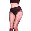Heart-Shaped Ultra-Thin Seamless Crotch Pantyhose with Glossy Aurora Heart Pattern