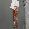 Poseable Skeleton Fridge Magnet 3D Printed Articulated Skeleton Decor Halloween Horror Luminous Skull Magnet Fridge Sticker