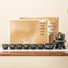 Fortune-Themed Automatic Ceramic Tea Set