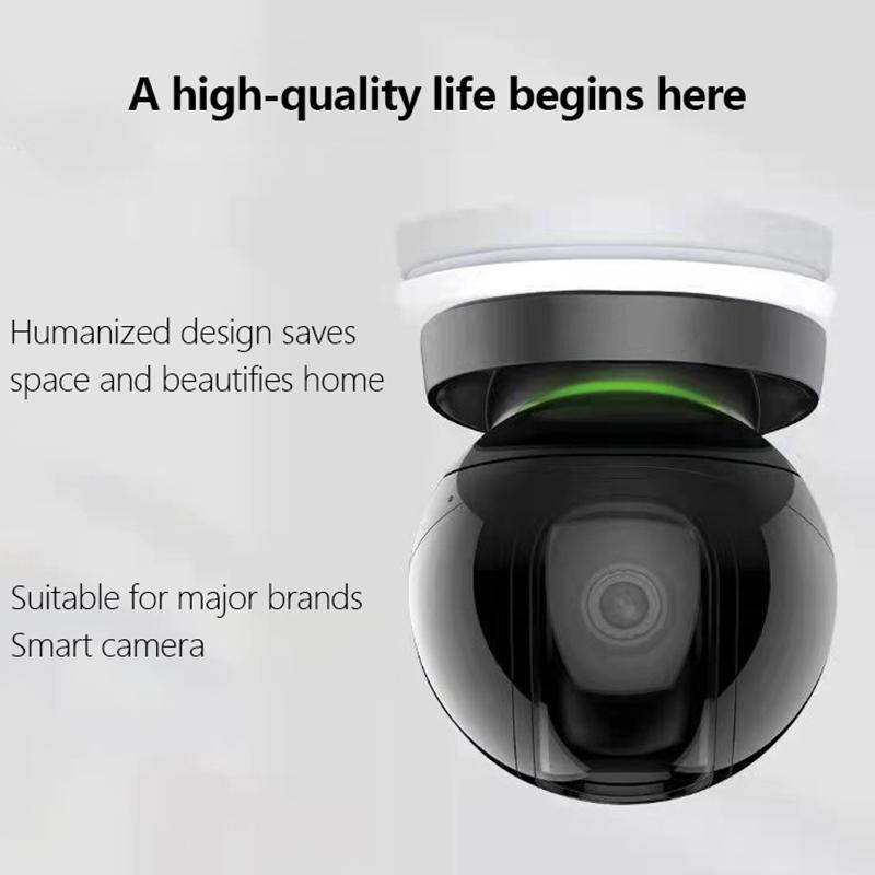 1Set Camera Bracket Nail Free Wall Mount Camera Surveillance Holder W/Glue Base Screw