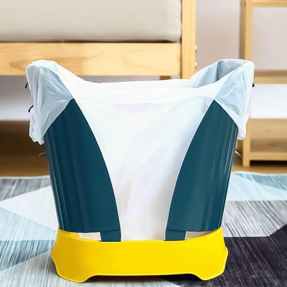 Large Capacity Expandable Trash Can Plastic Trash Bin Collapsible Waste Basket Household