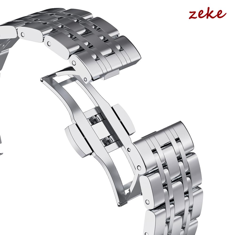 Solid Stainless Steel Band 18mm 19mm 20mm 21mm 22mm Universal Smartwatch Replacement Strap Bracelet Men Business Watchband Belt