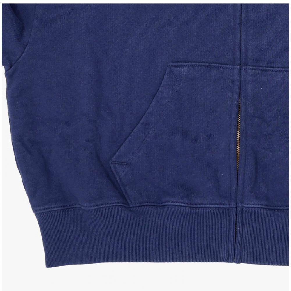 Sporty   Rich Dark Navy Ny Tennis Club Hoodie Zip St068621402bl106
