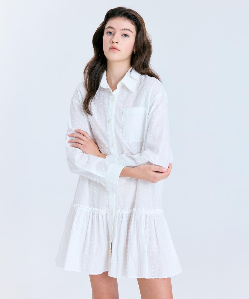 Peileu Blanche Shirt Dress