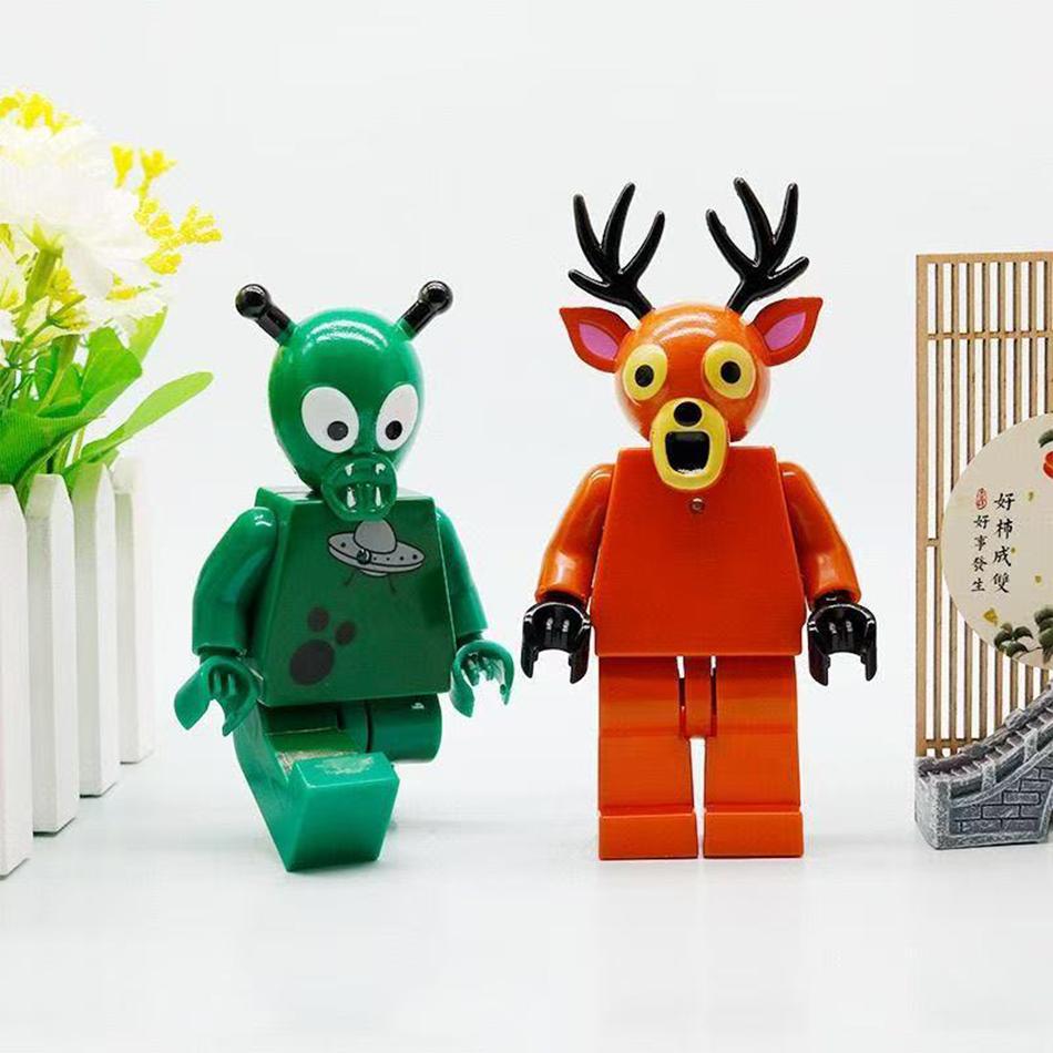 Neu 99 Nächte im Wald Figuren Leuchten Spielzeug Figur Eule Ziege Wolf Hirsch Leuchten Weihnachtsspielzeug Geschenk