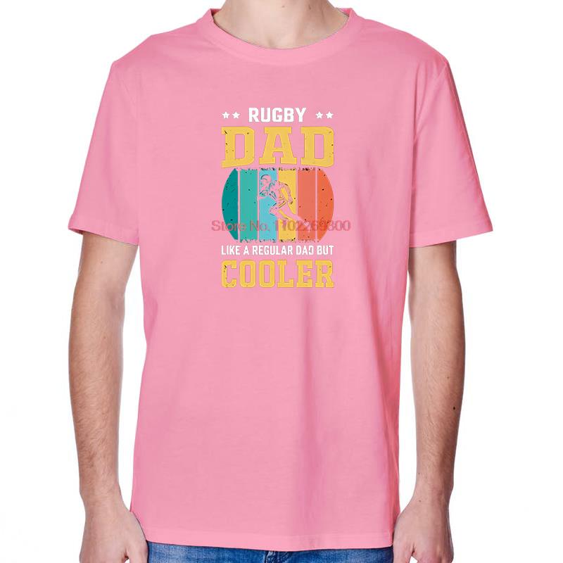 Rugby Dad Like A Regular Dad But Cooler Vintage Shirts Graphic Tee Tops TShirt New Arrival Goods Cotton Mens TShirts