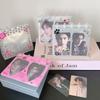 Transparent Flip Up Photocard Holder Cat Dog Photo Album Durable Card Display Rack  Birthday Gift