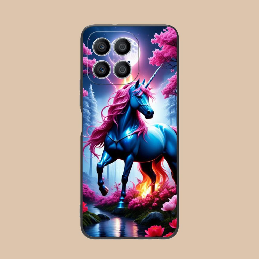 Fantasy Unicorn Mobile Phone Case for Honor 90 80 70 60 50 30 20 10 9 8 7 Pro S SE Lite 5G Colorful Printing Cover Luxury Cover