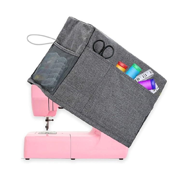 Sewing Machine Dust Cover with Storage Pocket Protective Sewing Machine Cover Dust Cover for Sewing Machine Accessories