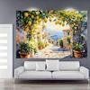 Stendardo piatto 2D 1 PZ Banner Festa Albero di Limoni Costiera Amalfitana -