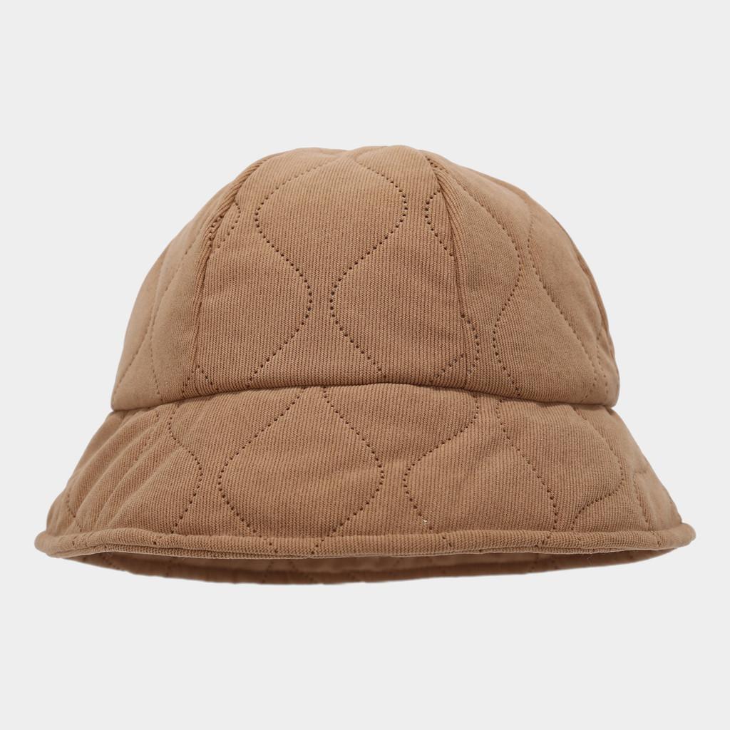 Soft Girl Solid Color Corduroy Fishtail Cap With Sun Protection For Spring And Autumn