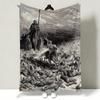 Artist GGustave DDore Throw Soft Warm Flannel Throw Blanket Multiuse for Sofa Bed Office Nap