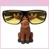 Figurine Unique Moose Phone Glasses Stand For Desk Home Office Table Storage