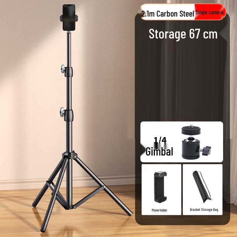 Universal Multi-Function Tripod: Mobile Phone Holder & Camera Video Clip for Outdoor Shooting & Live Broadcasts
