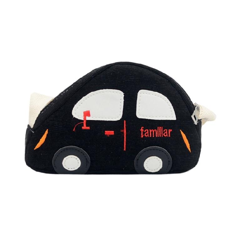 

Eye Catching Canvas Car Shape Crossbody Bag For Children Easy To Carry Shoulder Purse For Outdoor Activities 1 чорний