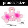 Smooth Plastic Hair Claw Clip Fashion Hair Decoration Strong Hold Lightweight Hairpin Suitable For Students And Teens