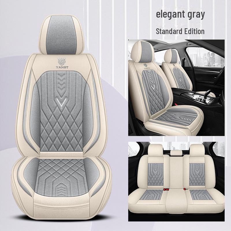 Neuer Stil Four Seasons Universal-Autositzkissenbezug aus Leinen