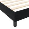 Box Spring Bed with Headboard Black 200 x 200 cm Velvet