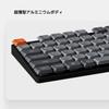 K13 Max Drahtlos Mechanisch JIS TKL Integriert Numerisch RGB Niedrigprofil Gateron Kompatibel mit und Rot Ohne Kana-Druck Keychron QMK/VIA Tastatur,