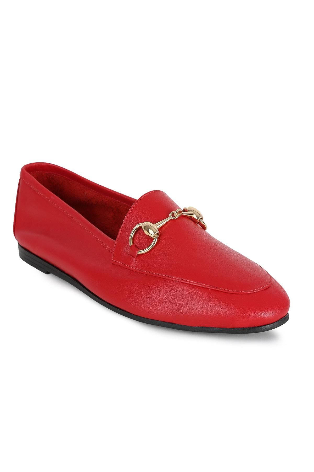 

Жіночі балетки Gigi Red Leather на плоскій підошві 36