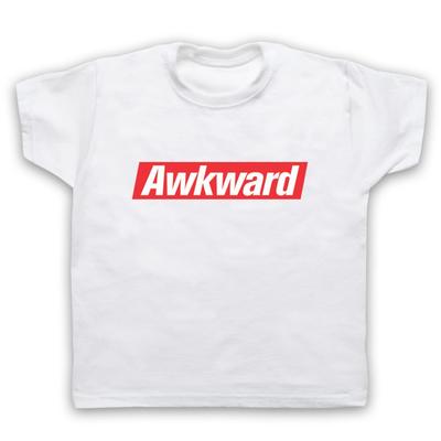 Awkward Hipster Funny Slogan Comedy Retro Cool Kids Childs T-Shirt