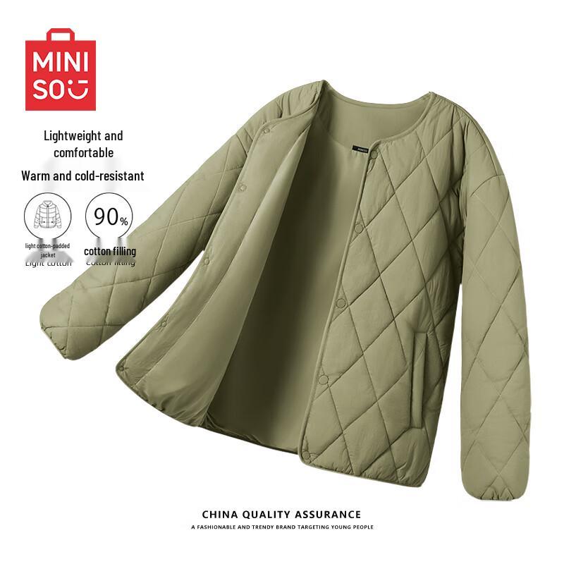

MINISO Men s Collarless Padded Jacket XL