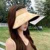 Empty Top Casual Versatile Sunscreen Hat Women'S Summer Uv Protection Big Brim Sun Hat Outdoor Sun Hat