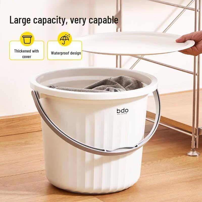 Thickened Plastic Multi-Purpose Bucket with Lid