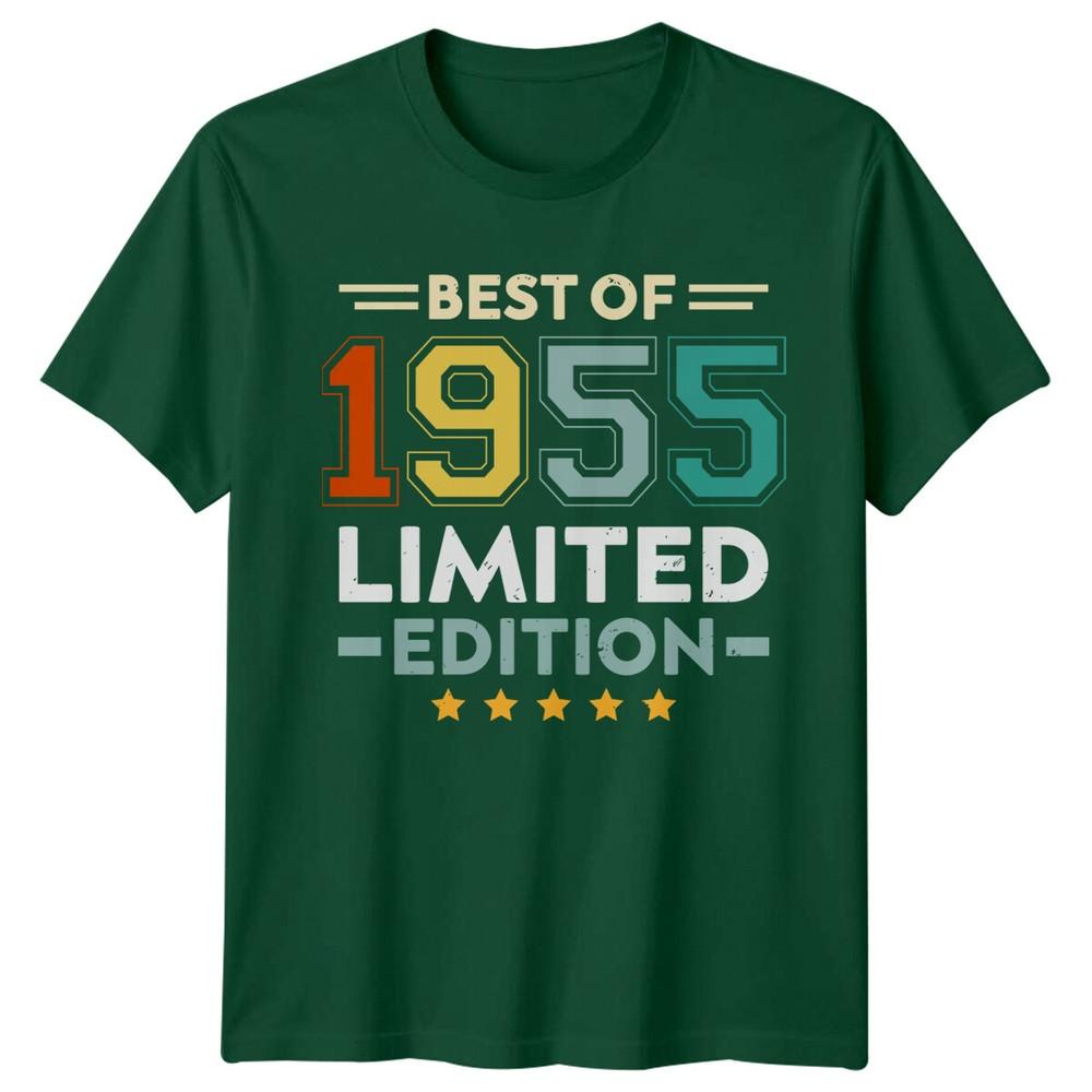 Best Of 1955 Unisexs T Shirt 71st Birthday Gift Vintage Limited Edition S