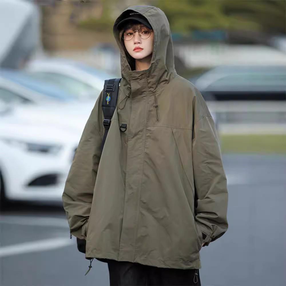 2024 Urban Cityboy Windbreaker: Trendy Unisex Hooded Jacket for Casual and Sporty Style