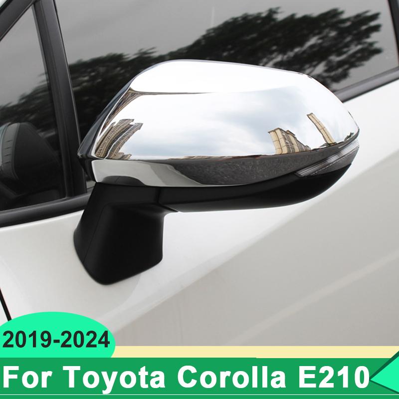 For Toyota Corolla E210      2024 ABS Carbon Car Rearview Mirror Side Cover Shell Trim Molding Accessories