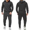 Erkek Modaya Uygun Kapüşonlu Sweatshirt İki Parça Set İlkbahar & Sonbahar İçin