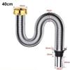 1 Pc Sink Drain Hose 40/60cm Accessories Replacement
