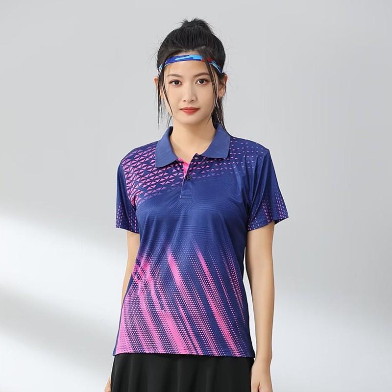 Quick-Dry Badminton Shirt Men Women Kids Sport T-Shirt Training Competition Uniform