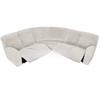 Velvet Lshaped Seven Piece Sofa Cover Set With Stretch Material For Corner Sectionals