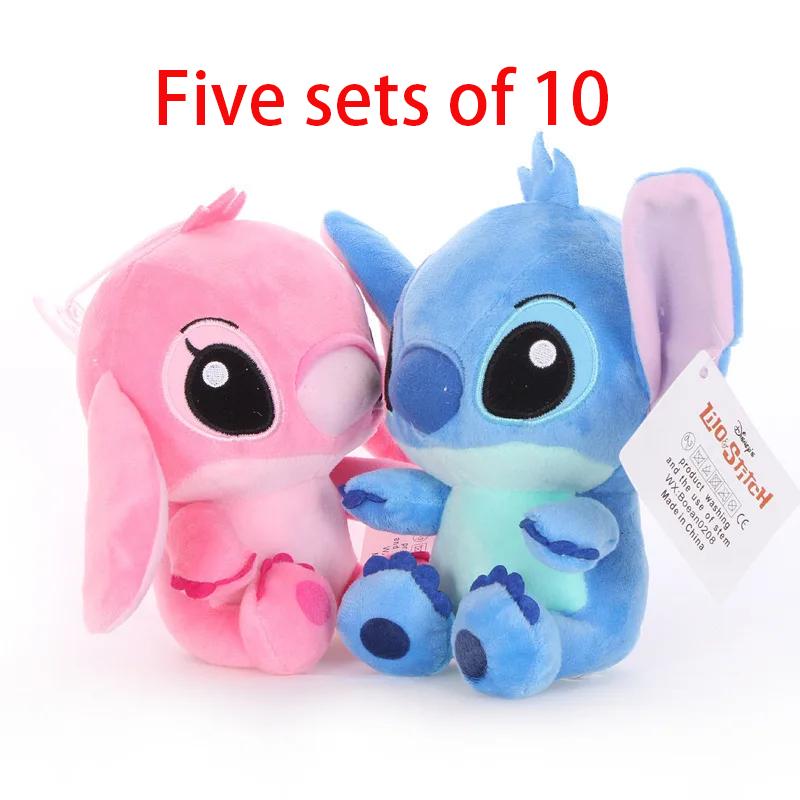 Genuine Stitch 25CM Plush Toy Kawaii Cartoon Cute Pillow Doll Anime Lilo Stitch Stuffed Toys Kids Birthday Gift